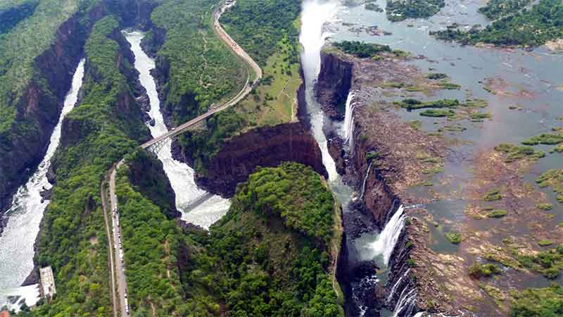 Victoria Falls, Zimbabwe, Sudáfrica